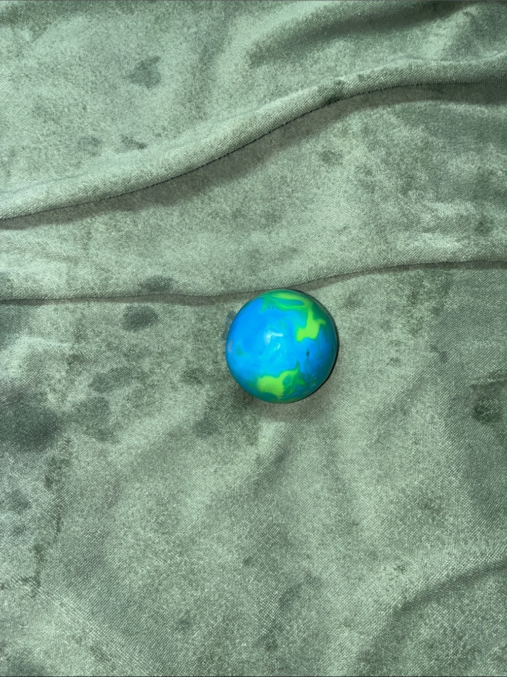 Blue and Green Earth Stress Ball